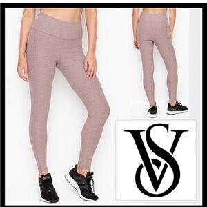 Victoria’s Secret Leggings 7/8 Length Smokey Mauve/Lilac Sz 4